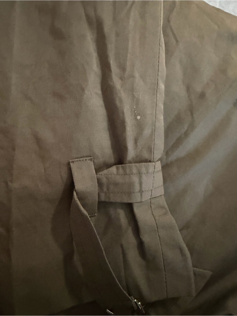 Forever 21+ Green Double Breasted Trench Coat 3X - Picture 5 of 7